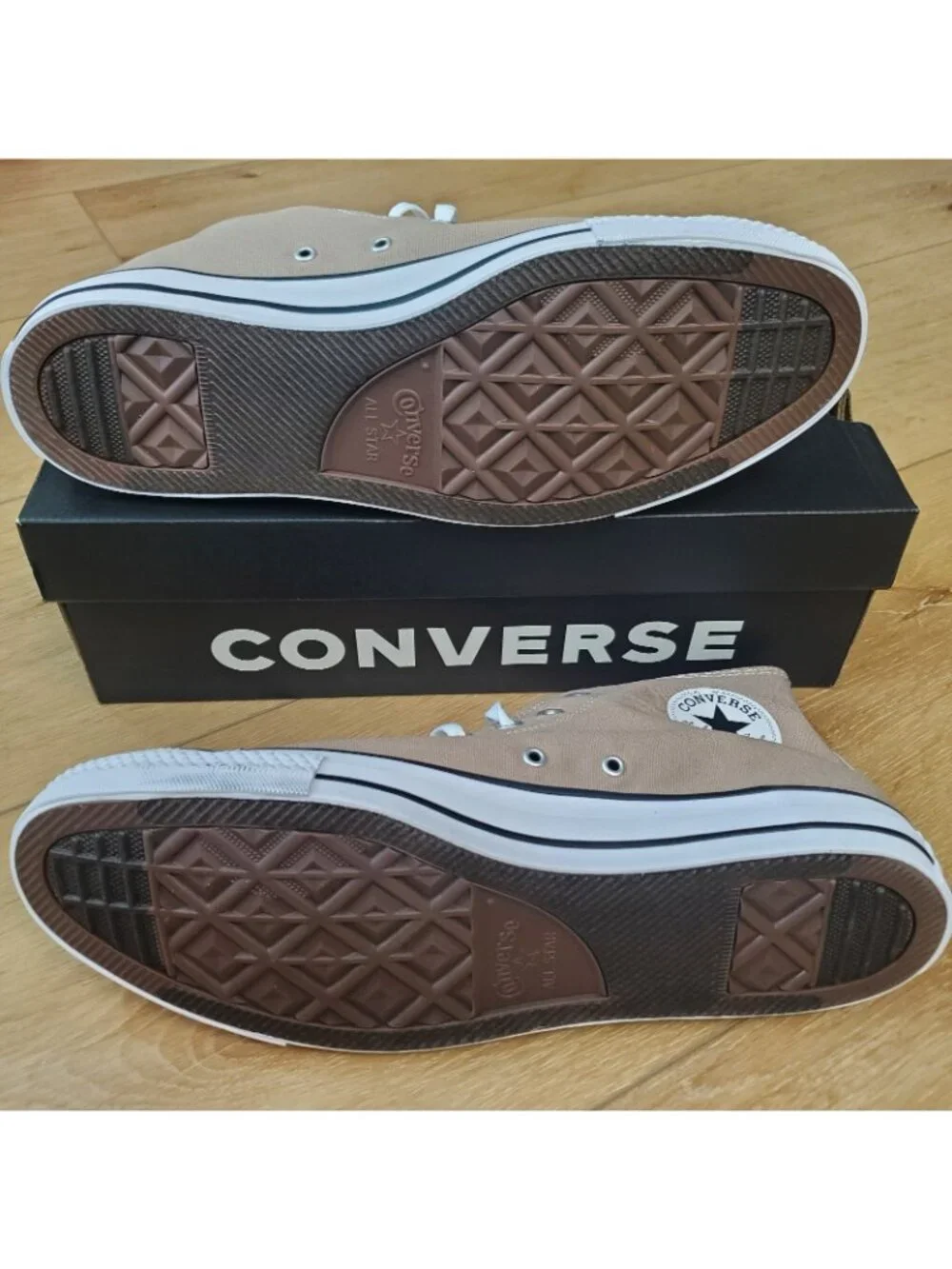 Converse Chuck Taylor All Star Hi Shoes Mens 13 Vintage Cargo Brown Tan A11753F - Picture 6 of 9